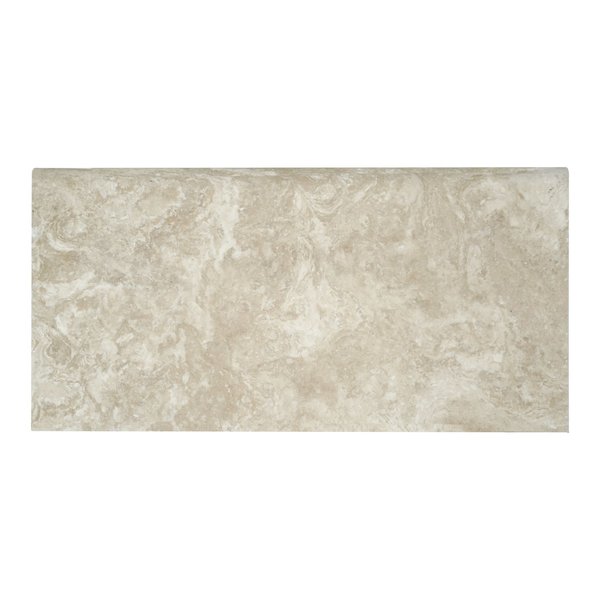 Msi Tuscany Scabas 12 in.  X 24 in.  Brushed Travertine Pool Coping ZOR-LSC-0089